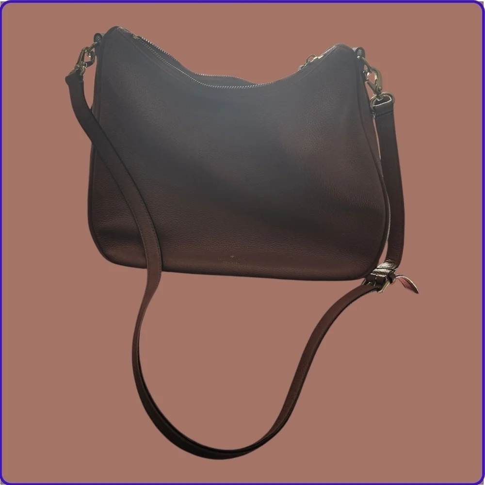 Kate Spade Brown Leather Shoulder Bag - Picture 8 of 12